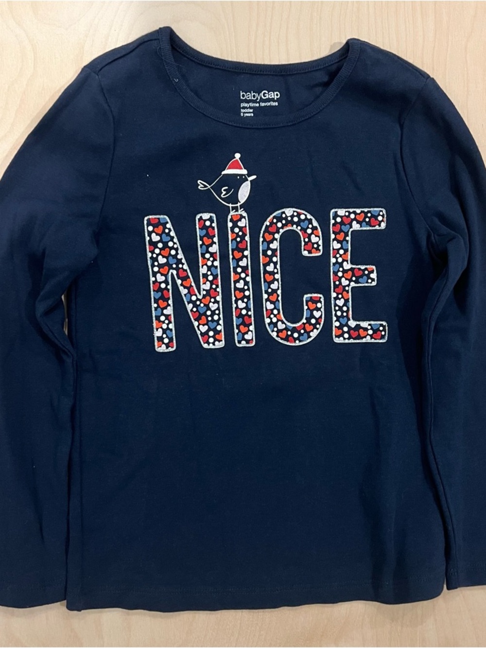 Baby Gap Toddler NICE Holiday Long Sleeve Tee